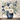 Everyday floral PNG print with blue vase