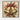 Framed artwork of two gold bells with a red bow and Christmas elements on a textured background.