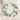Wreath with white flowers and wilshire collection log overlay