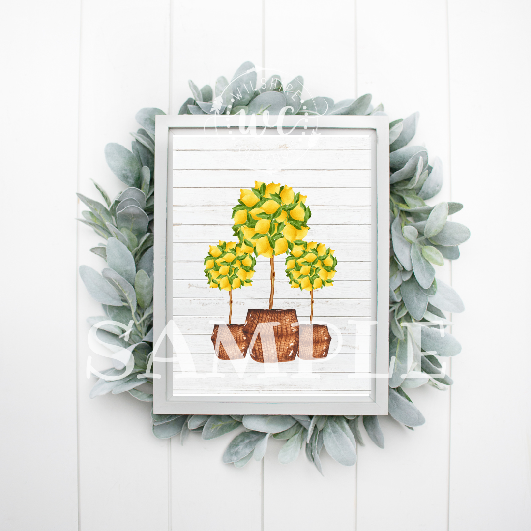 Printable Starter Pack summer lemon trees