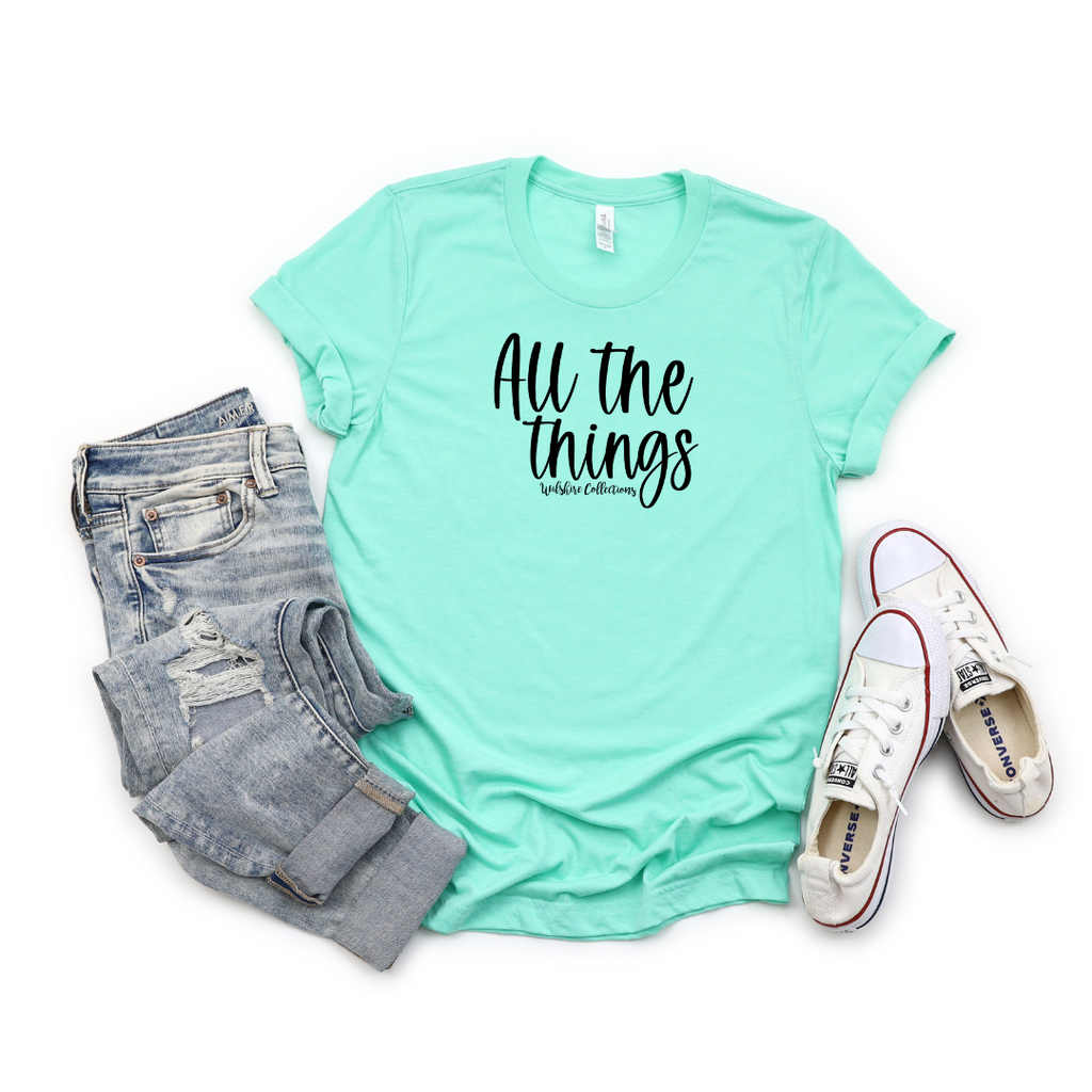 All The Things Tee turquoise