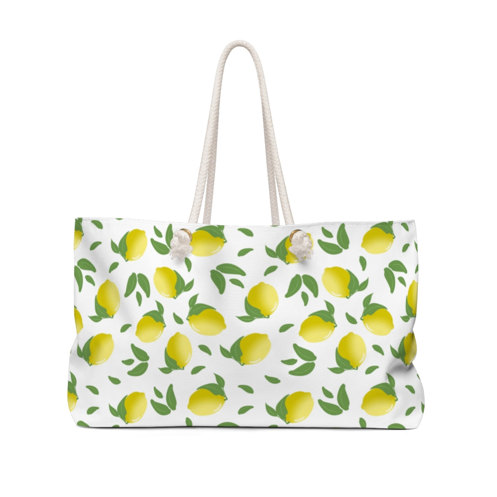 Lemon Weekender Bag back