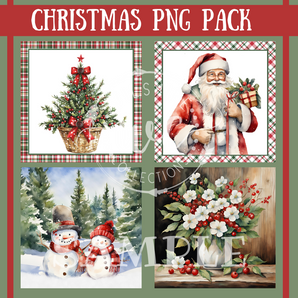 Christmas PNG digital files 