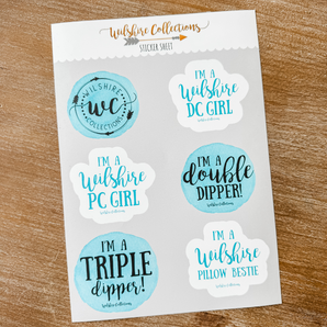 wilshire sticker set