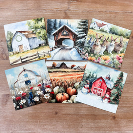 seasonal scenes inserts