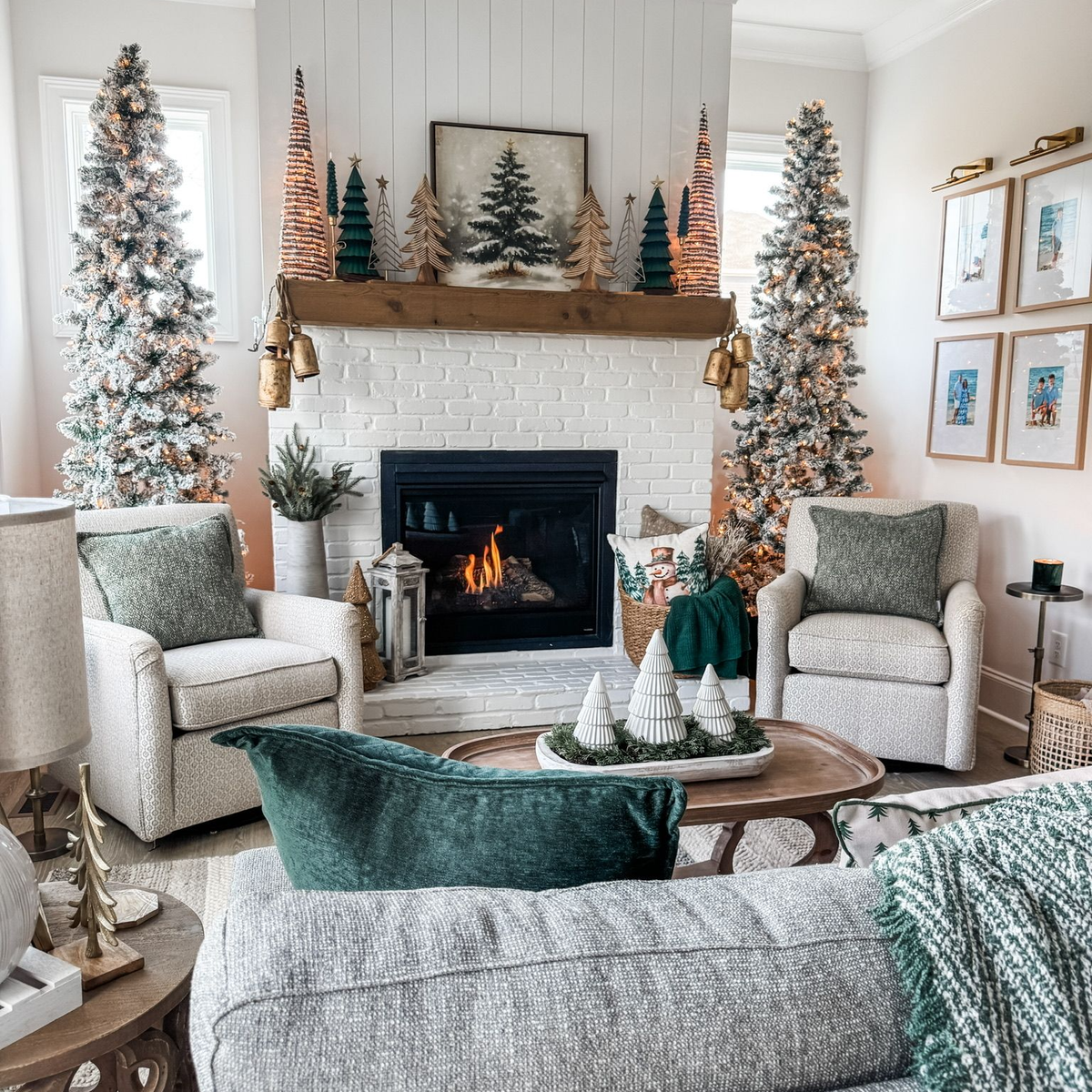 Winter Hearth Room Decorating
