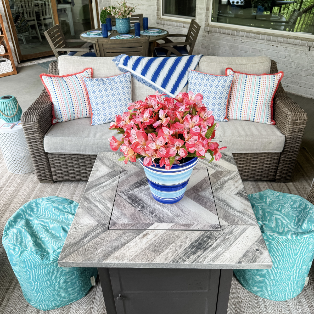 Summer Porch Decorating