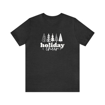 gray holiday cheer christmas shirt 