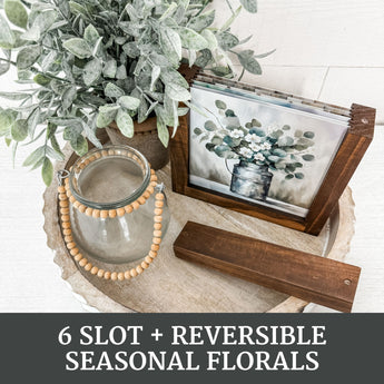 6 slot seasonal florals