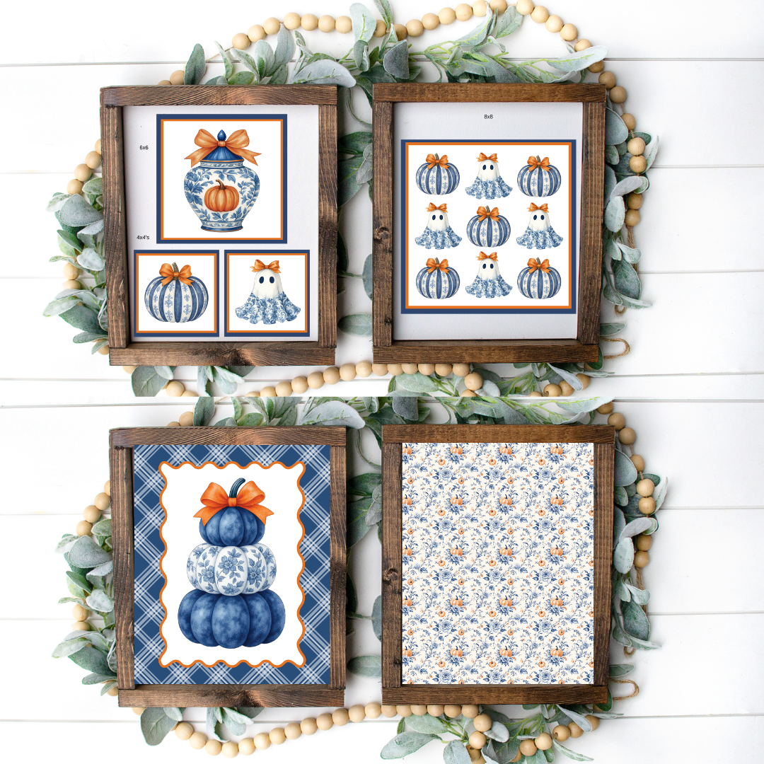 Blue Chinoiserie Fall