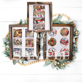 Christmas scenes printable 