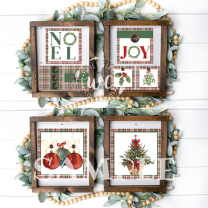 Christmas designs with plaid 