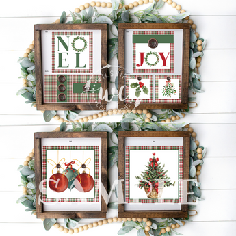 Christmas designs with plaid 