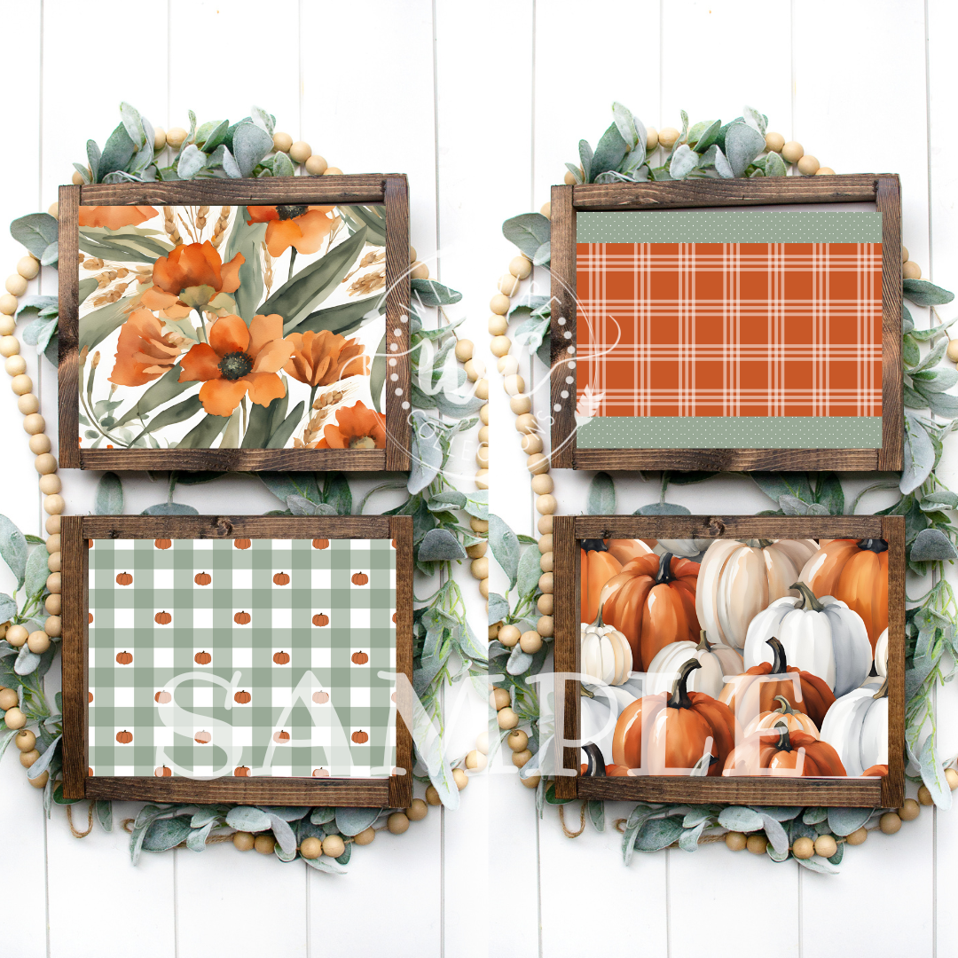 Fall Craft Backgrounds Fall Background Printable Crafters Bundle | Wilshire Collections