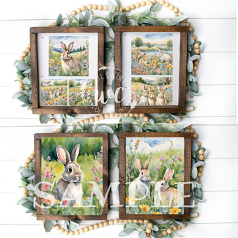 spring bunny printables 