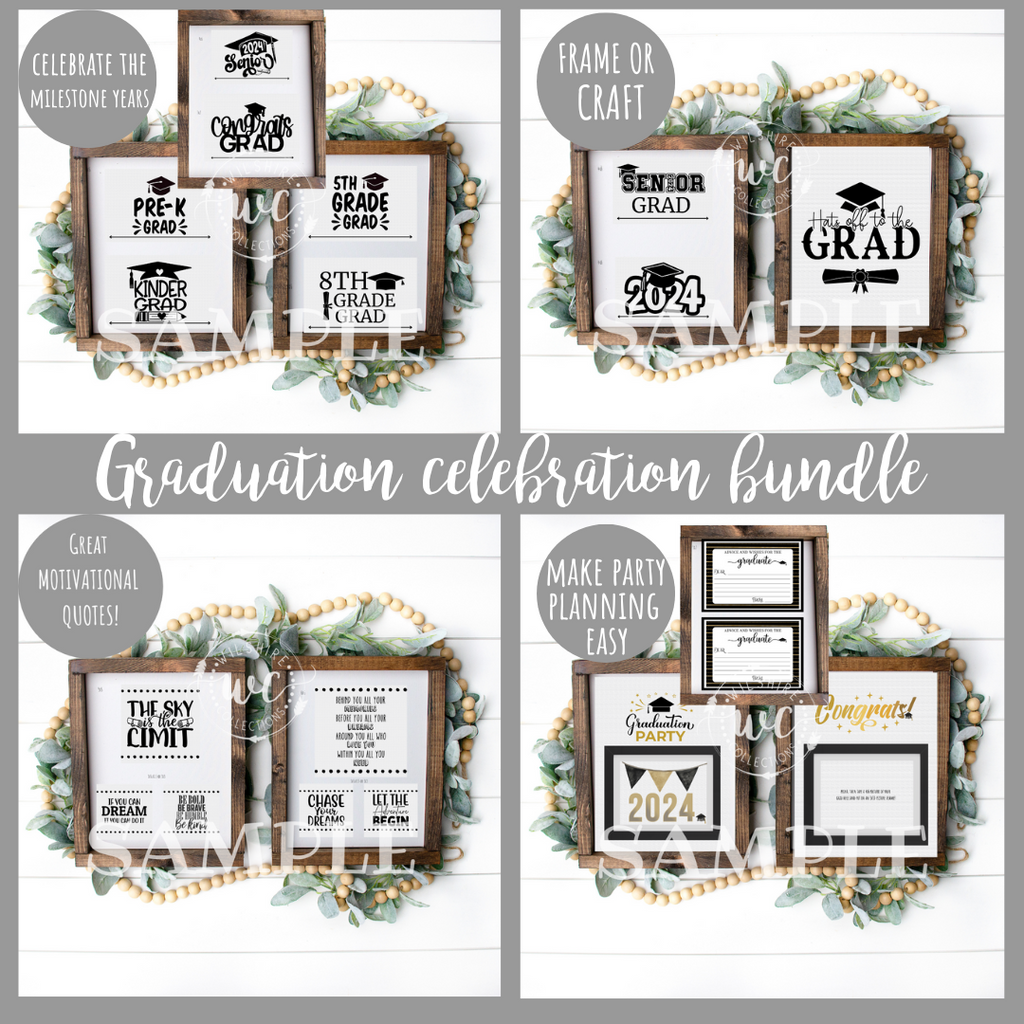 Graduation Printable Crafters Bundle