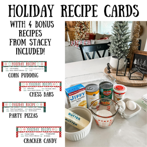 recipe cards
