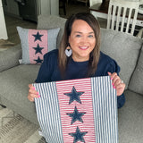 Patriotic Pillow Cover by Wilshire Collections stacey collins