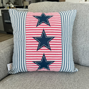 Patriotic Pillow Cover by Wilshire Collections front