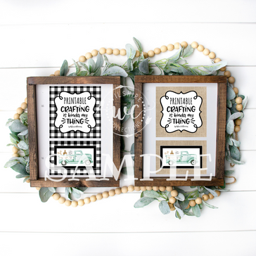 Printable Crafting Is My Kind Of Thing Crafters Bundle