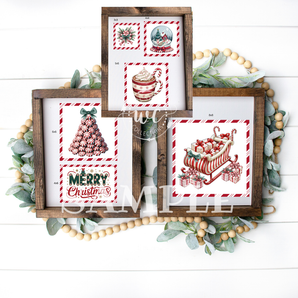 Peppermint Christmas Printable Crafters Bundle