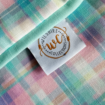 Wilshire Collections branding on pillow cover 