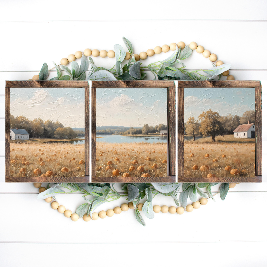Set of 3 Fall Panels