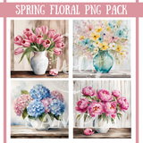 spring floral png files 