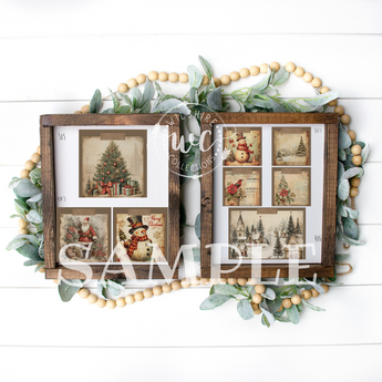 vintage christmas printable for crafts