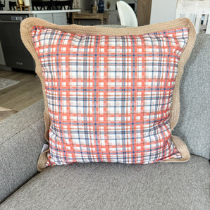 Fall Plaid Pillow Cover by Wilshire Collections