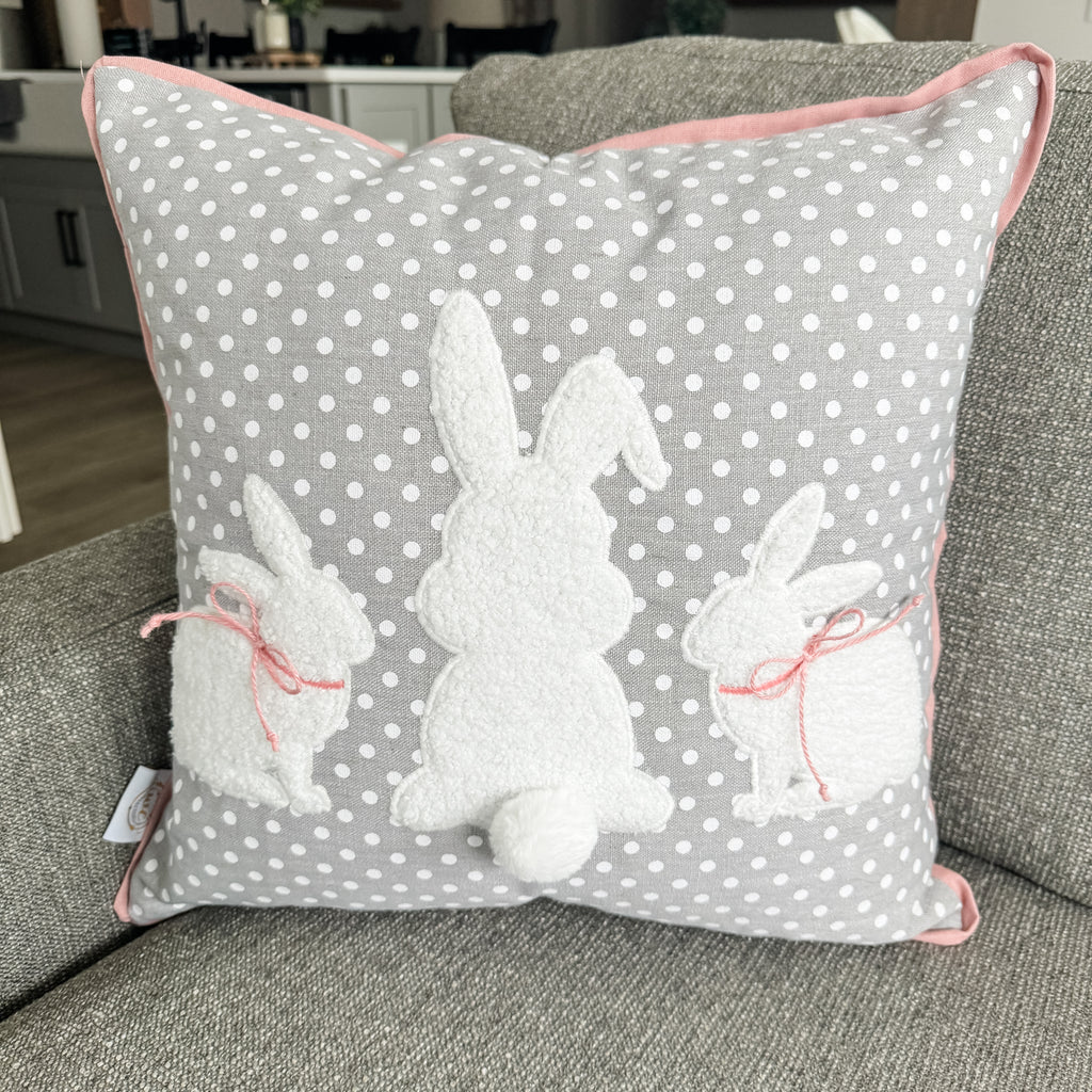 Bunny Pillow Cover by Wilshire Collections front