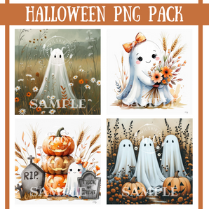 Halloween PNG 4 collage image