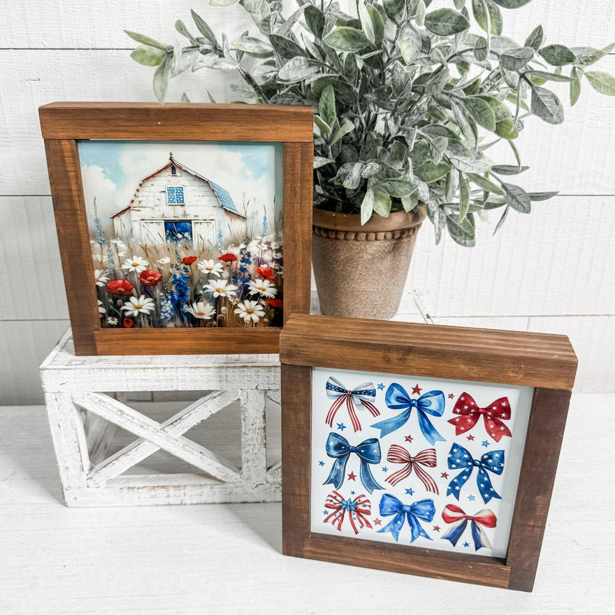 infinity frames displayed