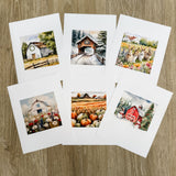 seasonal scenes printable bundle