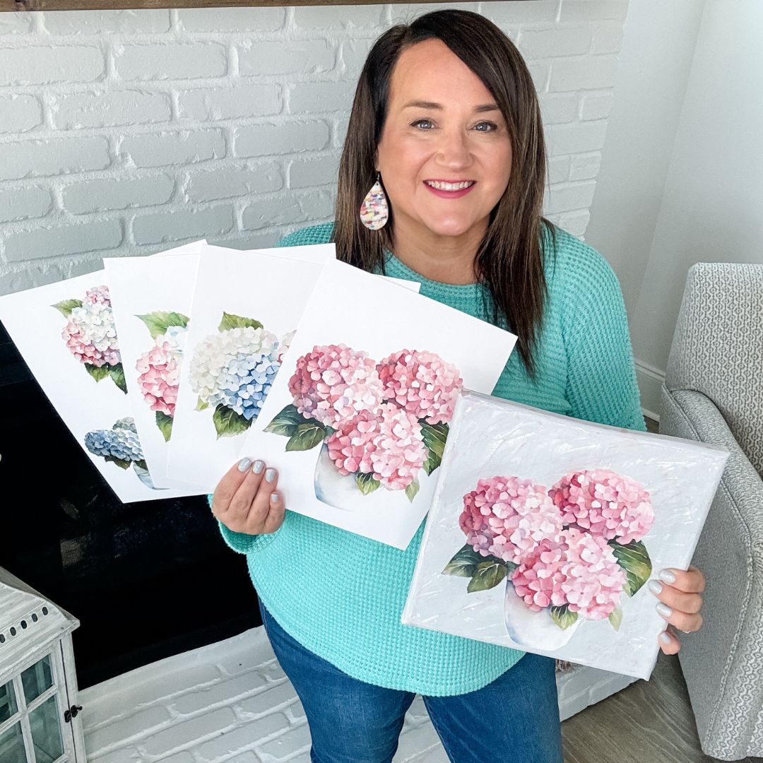 Spring Hydrangea Printable Stacey Collins