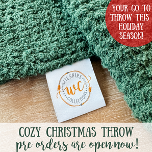 Cozy Christmas Individual Throw Blanket By Wilshire Collections