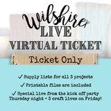 [VIRTUAL TICKET ONLY] Wilshire Live: A Connect & Create Event (Copy)