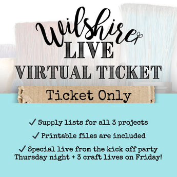 [VIRTUAL TICKET ONLY] Wilshire Live: A Connect & Create Event (Copy)