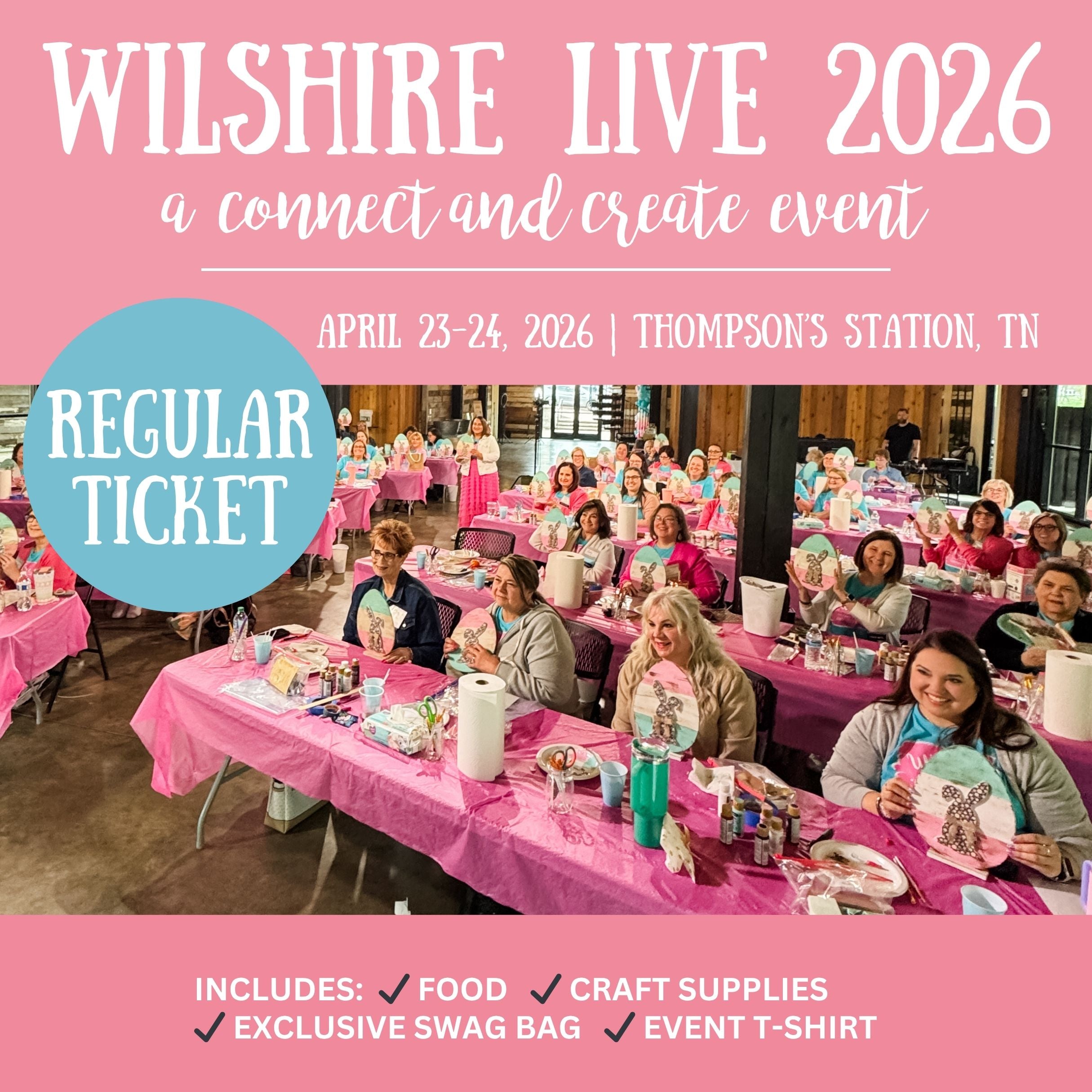 [Regular Ticket] Wilshire Live 2026: A Connect & Create Event!
