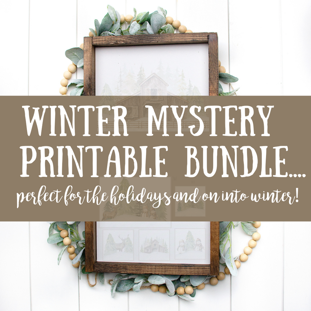 Winter Mystery Printable Crafters Bundle