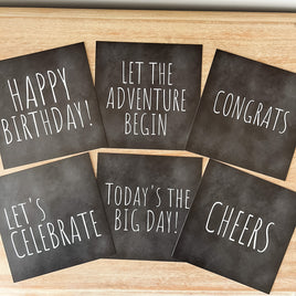 Printed Sign Bundle (Special Occasion, Qty. 6)