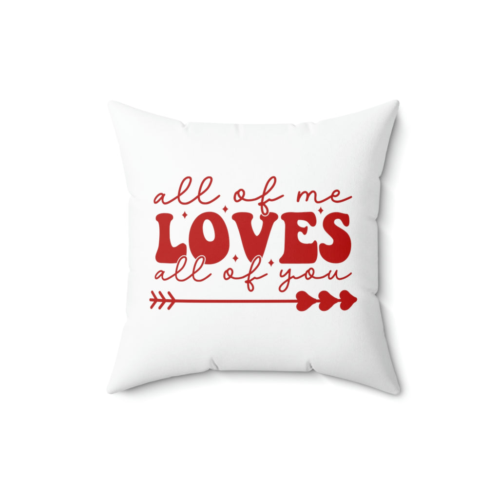 All Of Me Loves All Of You Pillow Cover
