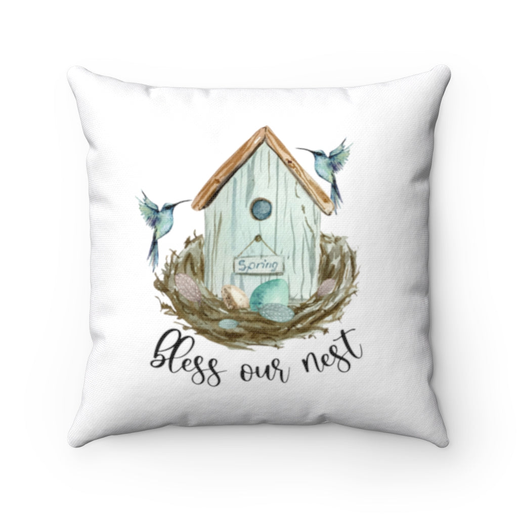 Bless Our Nest Pillow Cover