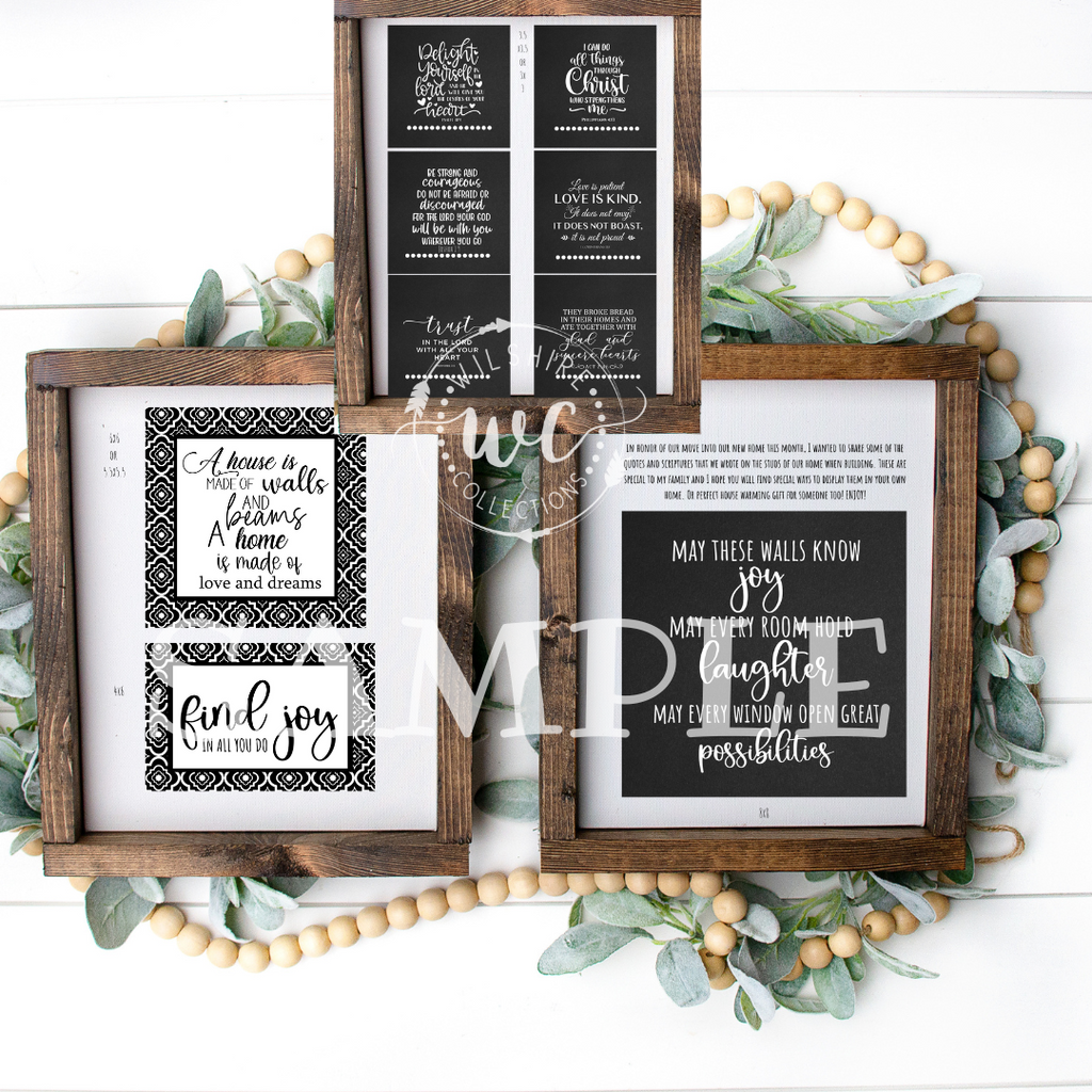 House Quotes Printable Crafters Bundle