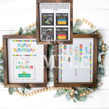 Birthday Printable Crafters Bundle