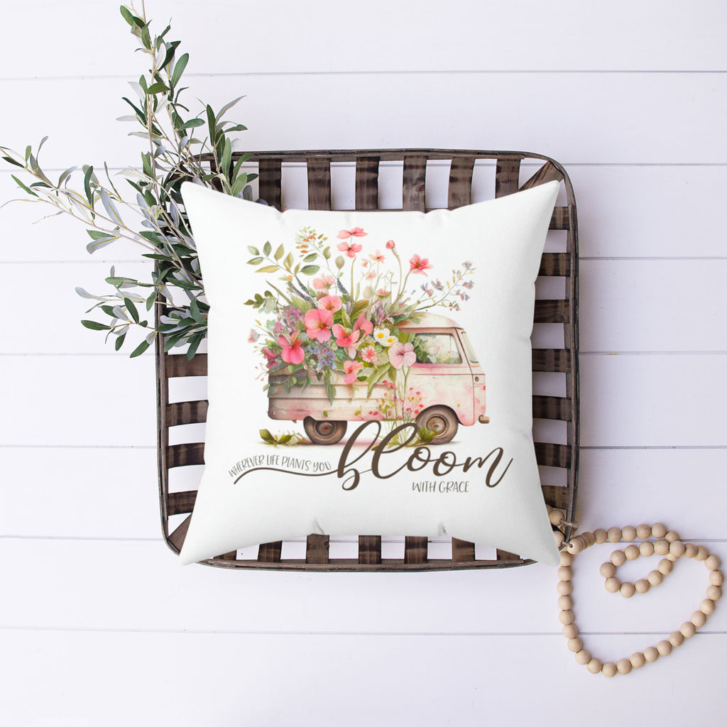 Bloom With Grace Pillow Cover