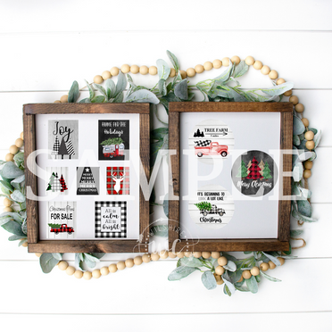 Buffalo Check Ornament Printable Crafters Bundle