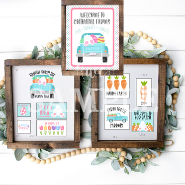 Bunnies & Carrots Printable Crafters Bundle