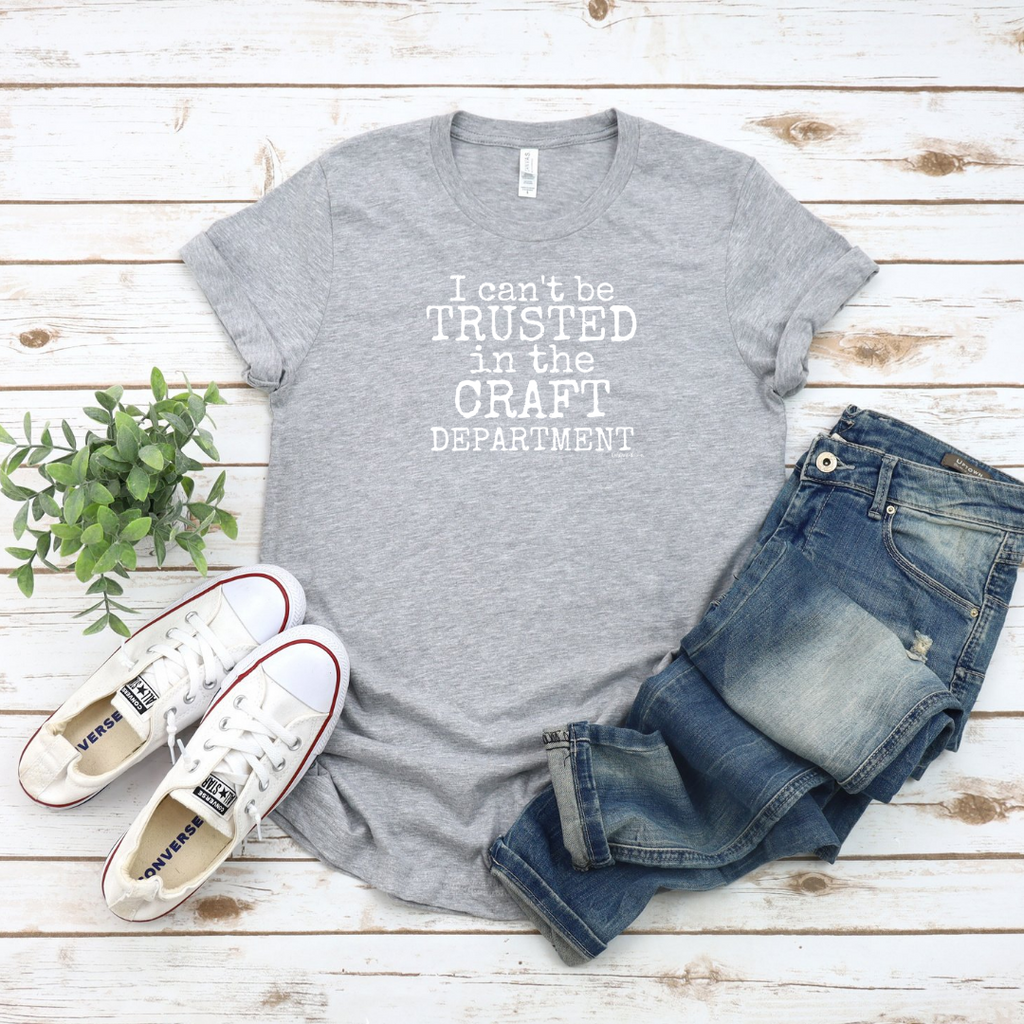 Can't Be Trusted Tee light gray'