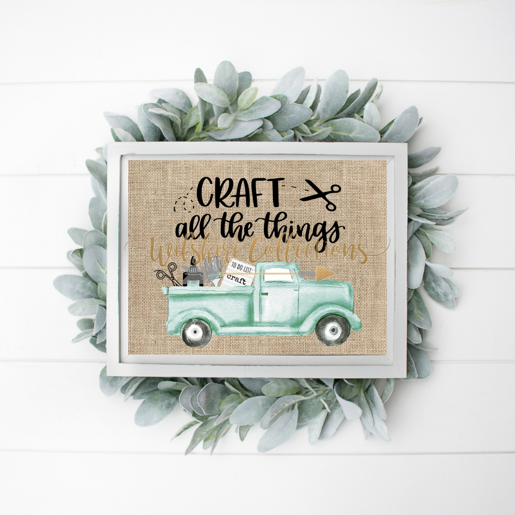 craft all the things truck printable